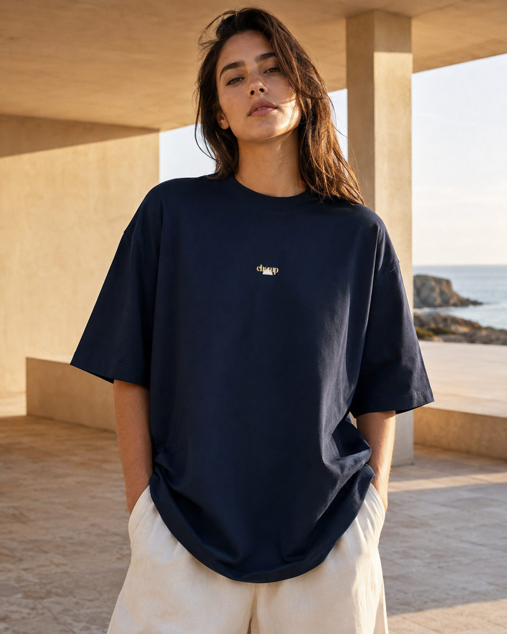 TIBURÓN - Camiseta oversized unisex