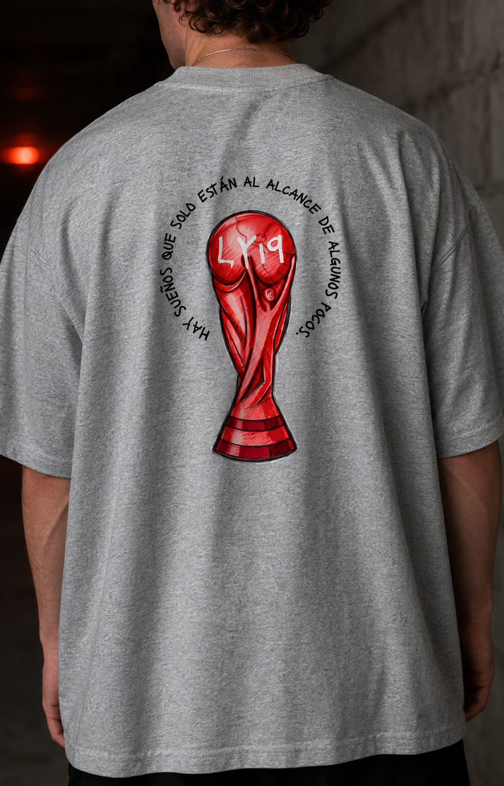 Cumple tus Sueños - Organic Oversized high neck t-shirt