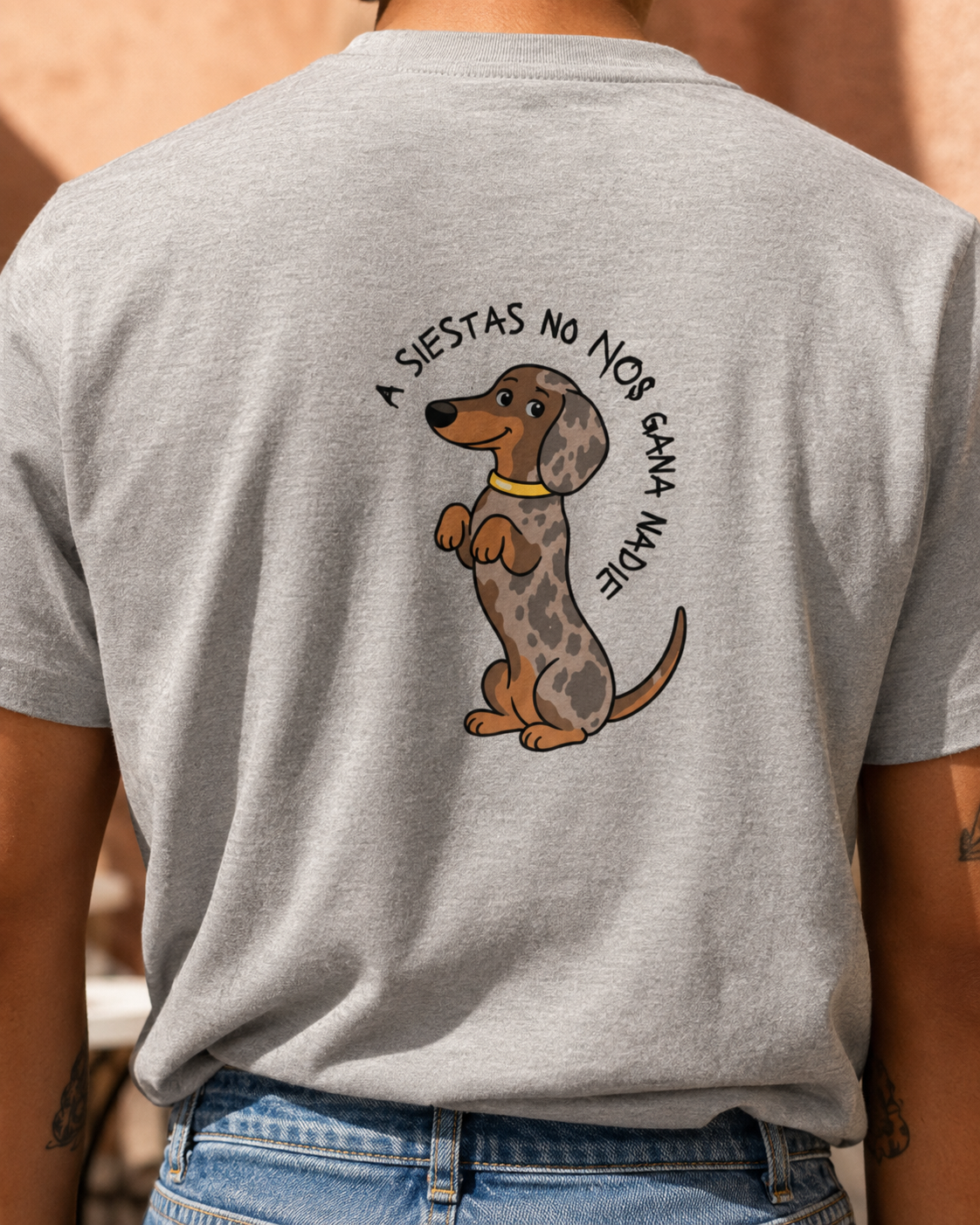 ¡Teckel(ro) mucho! - Camiseta unisex de algodón orgánico