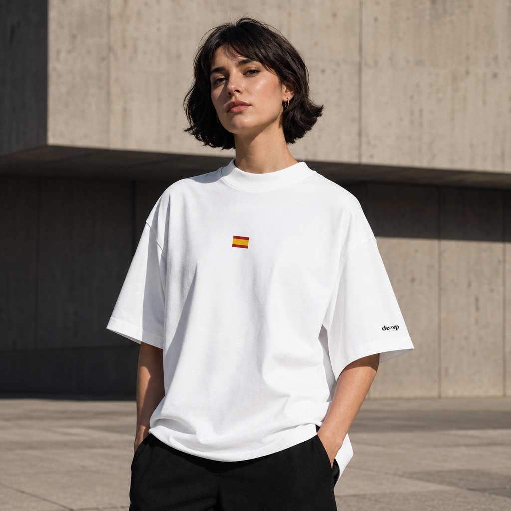 Cumple tus Sueños - Organic Oversized high neck t-shirt