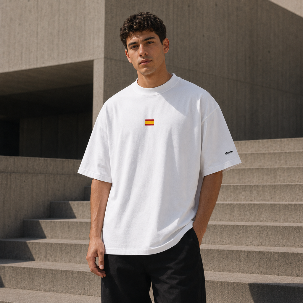 Cumple tus Sueños - Organic Oversized high neck t-shirt